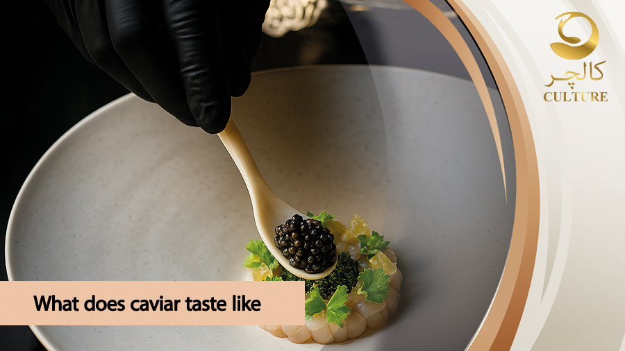 What does caviar taste like?