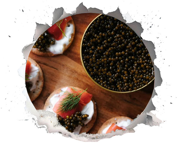 caviar as a compelling lure to attract international customers