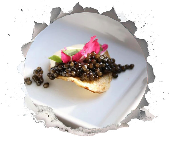 serve caviar with popular pairings