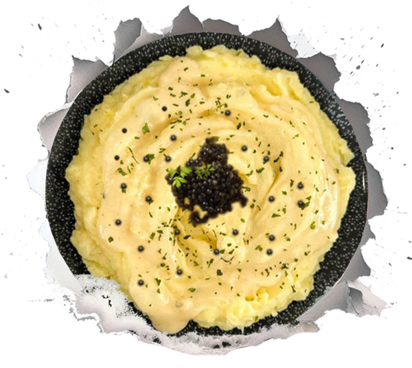 Smashed Potato with Caviar