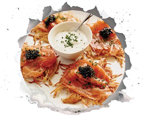Using Caviar to Top Seafood