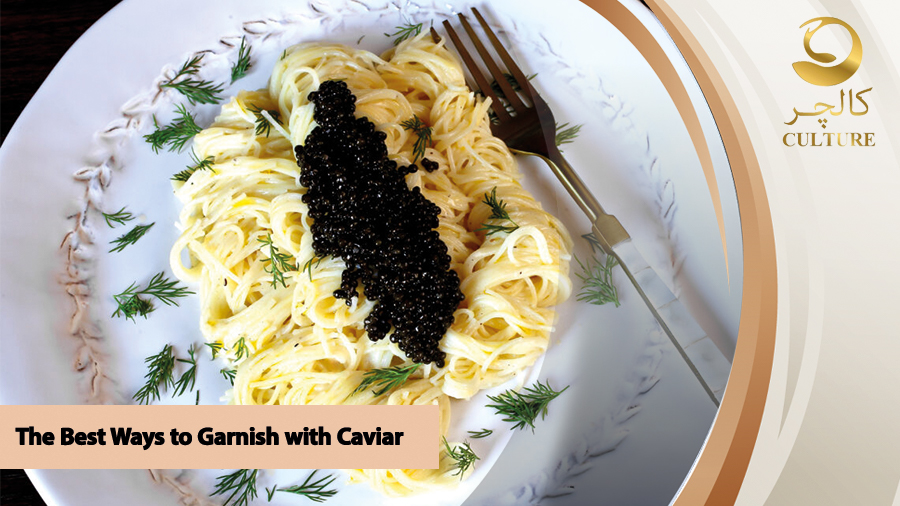 garnish with caviar