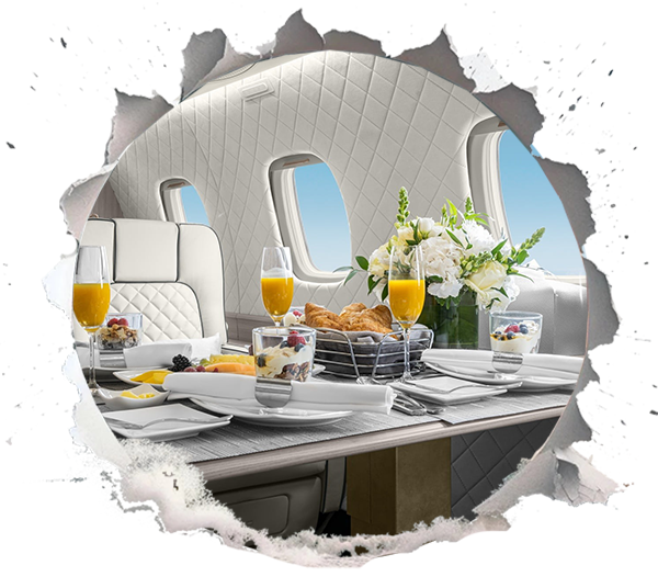 Private Jet Caviar: Fine Dining Above the Clouds